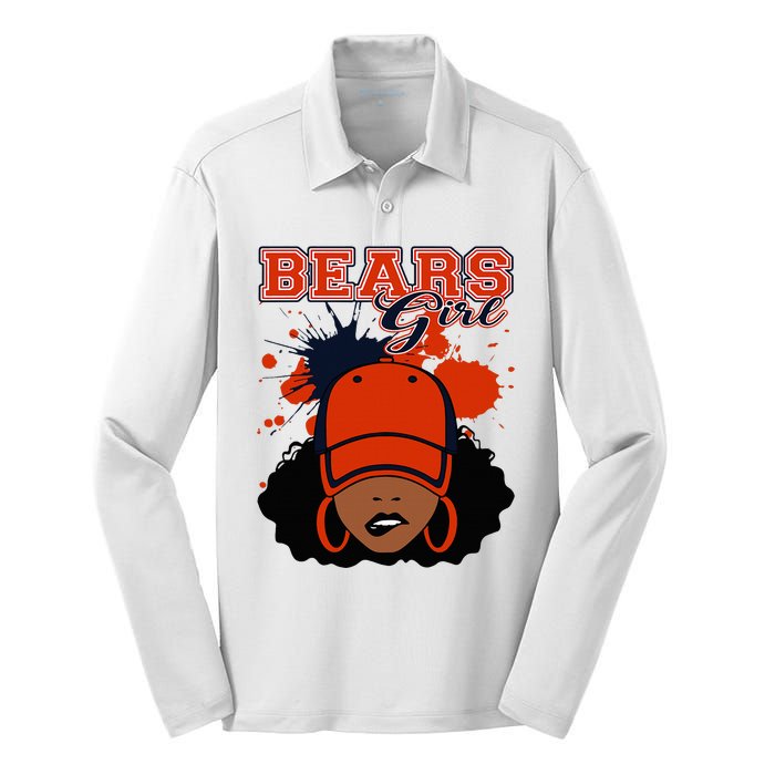 Bears Fanatic Show Your Team Spirit with Sports Gear Silk Touch Performance Long Sleeve Polo