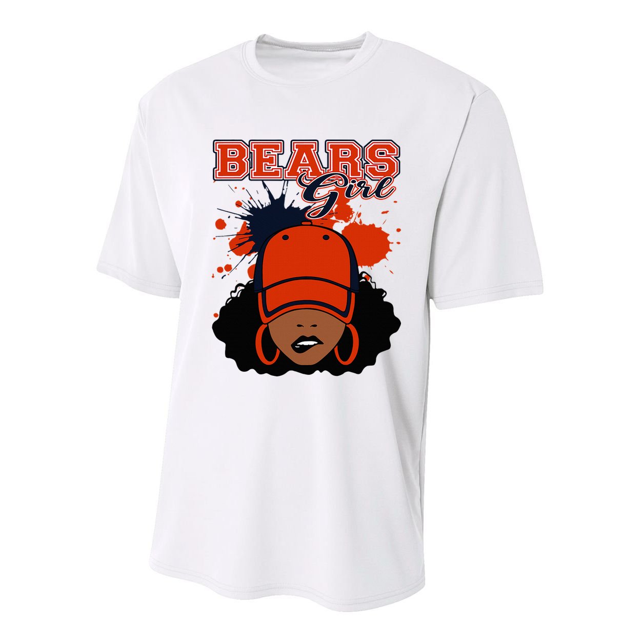 Bears Fanatic Show Your Team Spirit with Sports Gear Youth Performance Sprint T-Shirt