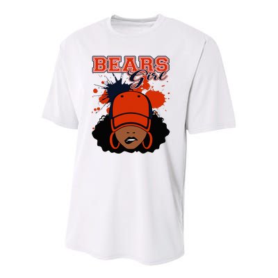 Bears Fanatic Show Your Team Spirit with Sports Gear Youth Performance Sprint T-Shirt