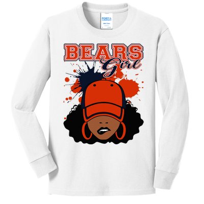 Bears Fanatic Show Your Team Spirit with Sports Gear Kids Long Sleeve Shirt