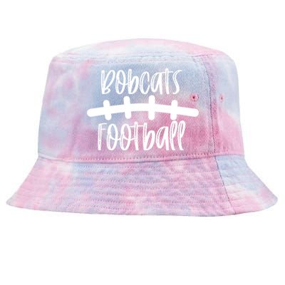 Bobcat Football School Spirit Team Mascot Game Night Gift Tie-Dyed Bucket Hat