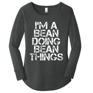 Bean Funny Surname Family Tree Birthday Reunion Gift Idea Women's Perfect Tri Tunic Long Sleeve Shirt