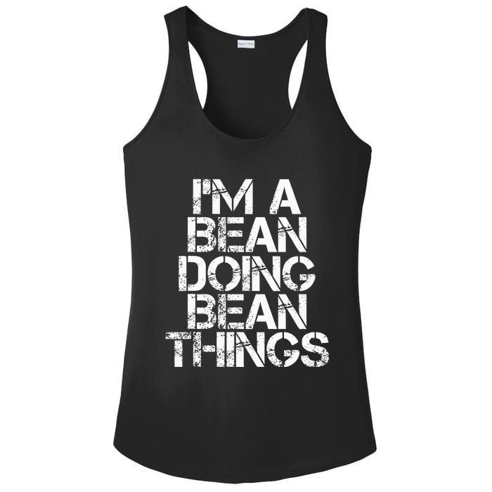 Bean Funny Surname Family Tree Birthday Reunion Gift Idea Ladies PosiCharge Competitor Racerback Tank