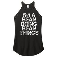 Bean Funny Surname Family Tree Birthday Reunion Gift Idea Women's Perfect Tri Rocker Tank