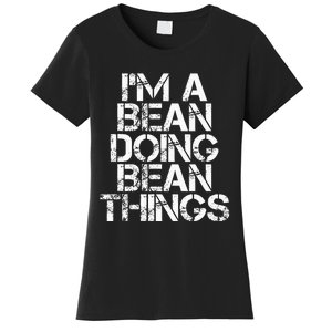 Bean Funny Surname Family Tree Birthday Reunion Gift Idea Women's T-Shirt