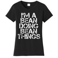 Bean Funny Surname Family Tree Birthday Reunion Gift Idea Women's T-Shirt