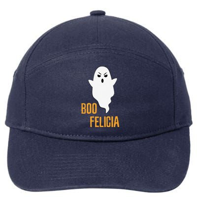 BOO FELICIA Spooky Hilarious Halloween Funny Phrase! 7-Panel Snapback Hat