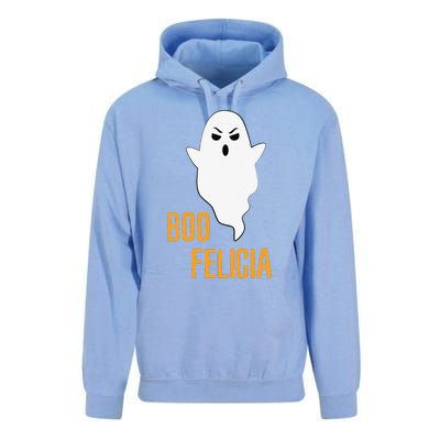 BOO FELICIA Spooky Hilarious Halloween Funny Phrase! Unisex Surf Hoodie