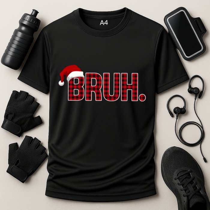 Bruh Funny Saying Bro Christmas Holiday Performance Shirt