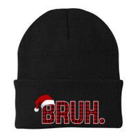 Bruh Funny Saying Bro Christmas Holiday Beanie