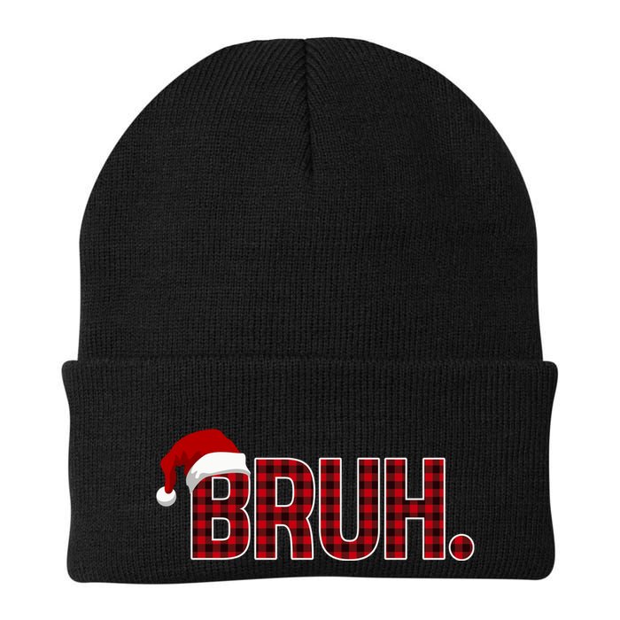 Bruh Funny Saying Bro Christmas Holiday Beanie