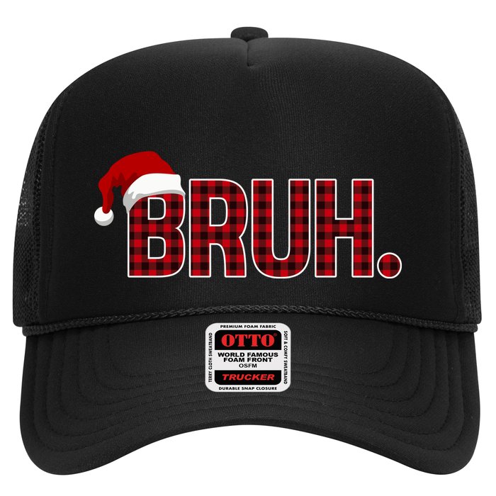 Bruh Funny Saying Bro Christmas Holiday Trucker Hat