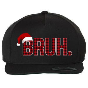 Bruh Funny Saying Bro Christmas Holiday Wool Snapback Cap