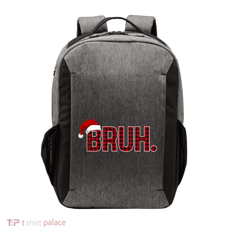 Bruh Funny Saying Bro Christmas Holiday Vector Backpack