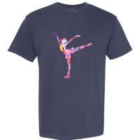 Beautiful Figure Skater Girl Gift Idea Figure Ice Skating Garment-Dyed Heavyweight T-Shirt