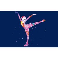 Beautiful Figure Skater Girl Gift Idea Figure Ice Skating Bumper Sticker