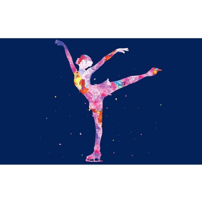 Beautiful Figure Skater Girl Gift Idea Figure Ice Skating Bumper Sticker