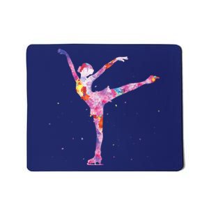 Beautiful Figure Skater Girl Gift Idea Figure Ice Skating Mousepad