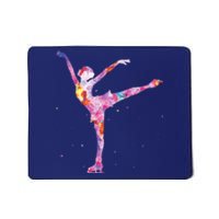 Beautiful Figure Skater Girl Gift Idea Figure Ice Skating Mousepad