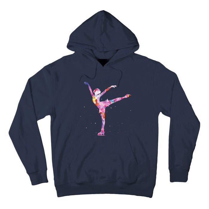 Beautiful Figure Skater Girl Gift Idea Figure Ice Skating Tall Hoodie