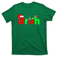 Bruh Funny Saying Bro Teens B.O.Y.S. K.I.D.S Christmas Pajamas Xmas T-Shirt