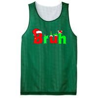 Bruh Funny Saying Bro Teens B.O.Y.S. K.I.D.S Christmas Pajamas Xmas Mesh Reversible Basketball Jersey Tank