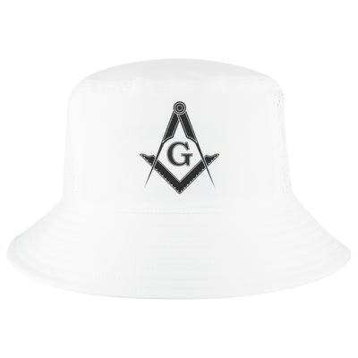 Black Freemason Square And Compass Master Mason Cool Comfort Performance Bucket Hat