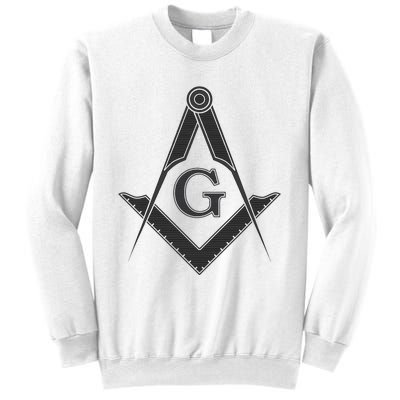 Black Freemason Square And Compass Master Mason Sweatshirt