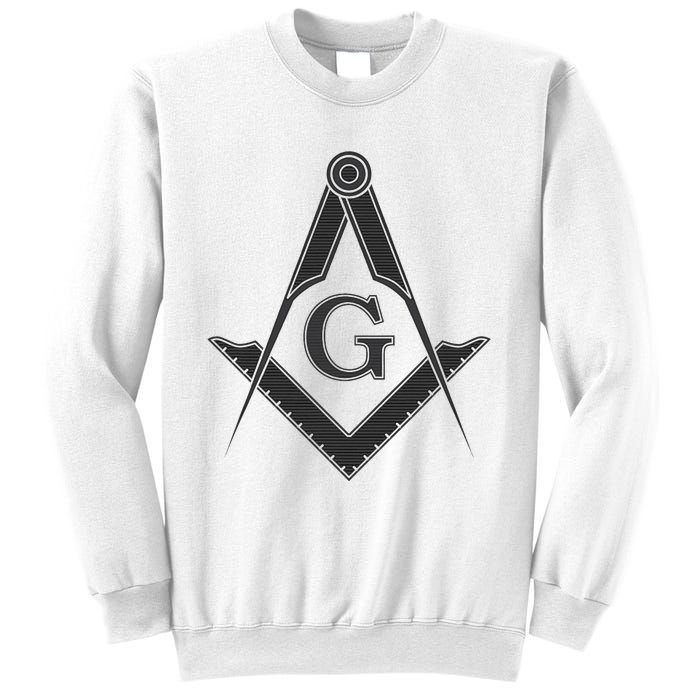 Black Freemason Square And Compass Master Mason Sweatshirt