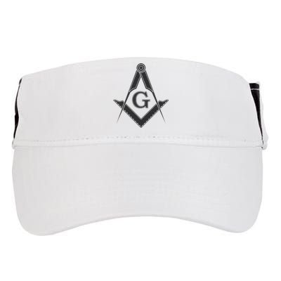 Black Freemason Square And Compass Master Mason Adult Drive Performance Visor