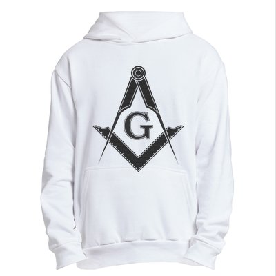 Black Freemason Square And Compass Master Mason Urban Pullover Hoodie