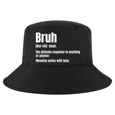 Bruh Funny Saying Sarcastic Novelty Letter Graphic Casual Cool Comfort Performance Bucket Hat