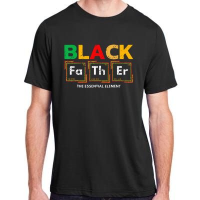 Black Father The essential Element Father's Day Black Dad Adult ChromaSoft Performance T-Shirt