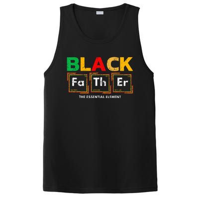 Black Father The essential Element Father's Day Black Dad PosiCharge Competitor Tank