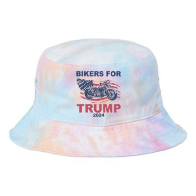 Bikers For Trump 2024 United States Tie Dye Newport Bucket Hat