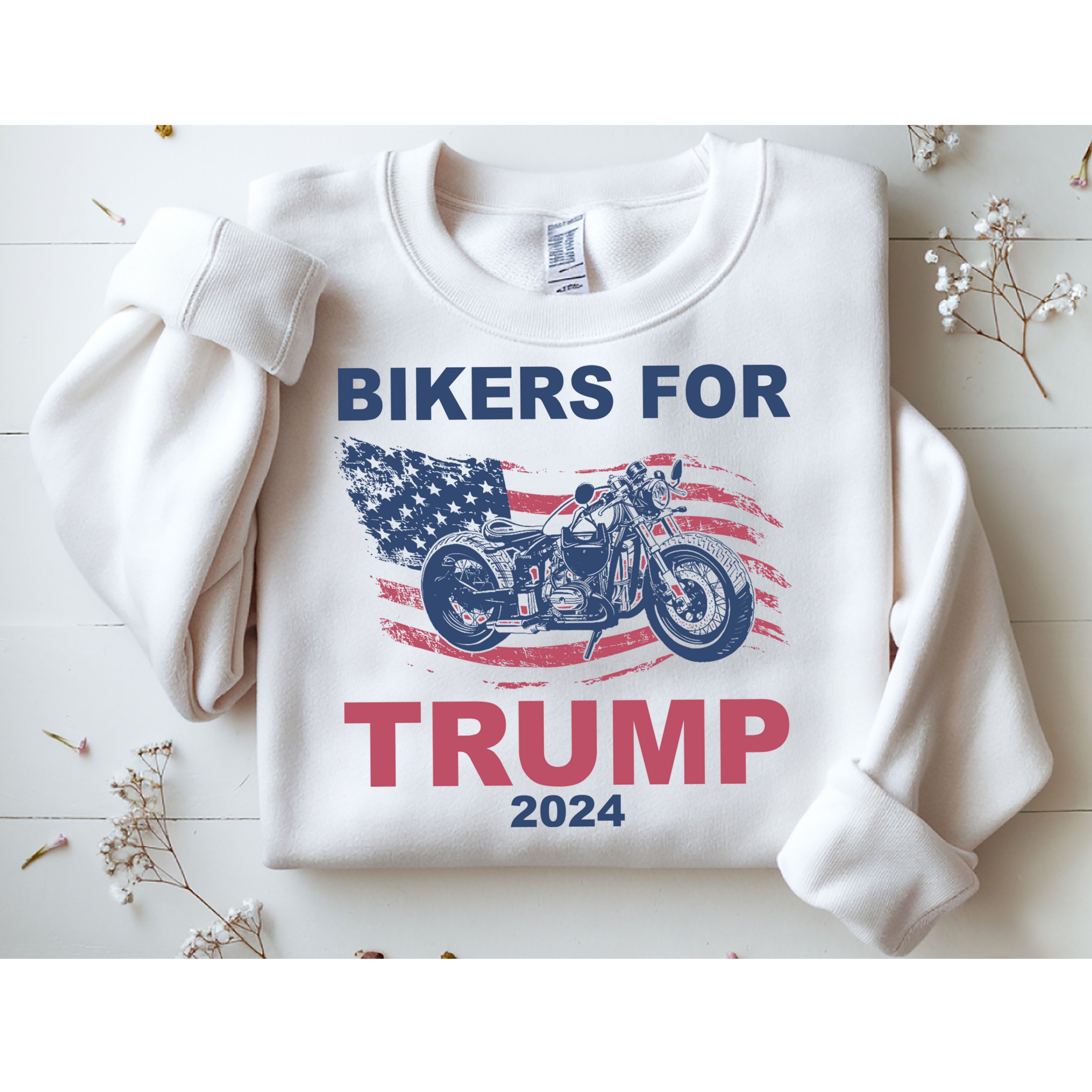 Bikers For Trump 2024 United States Sweatshirt