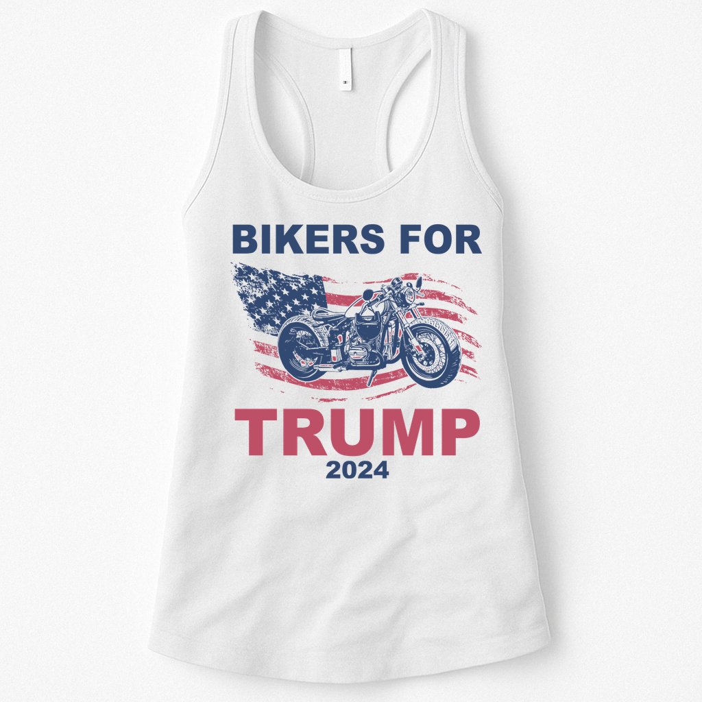 Bikers For Trump 2024 United States Womens Tank Top