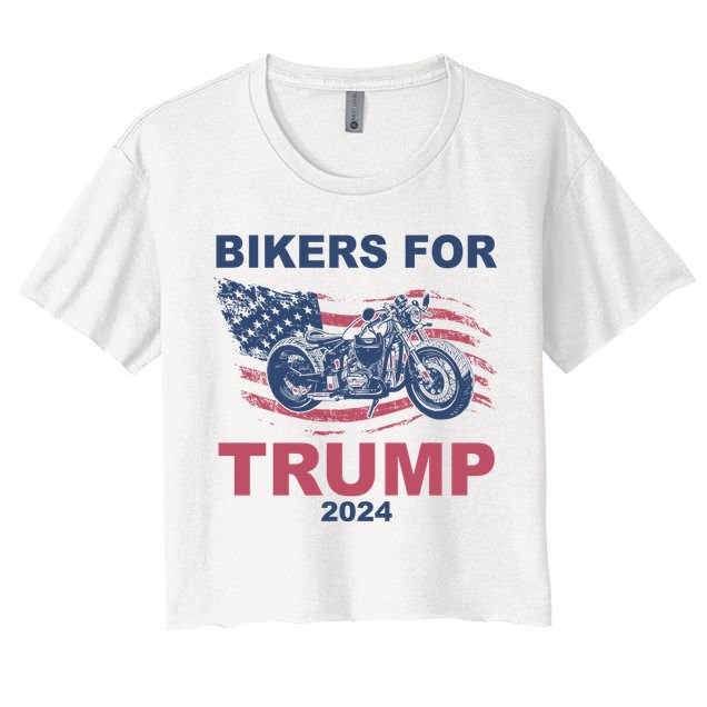 Bikers For Trump 2024 United States Crop Top