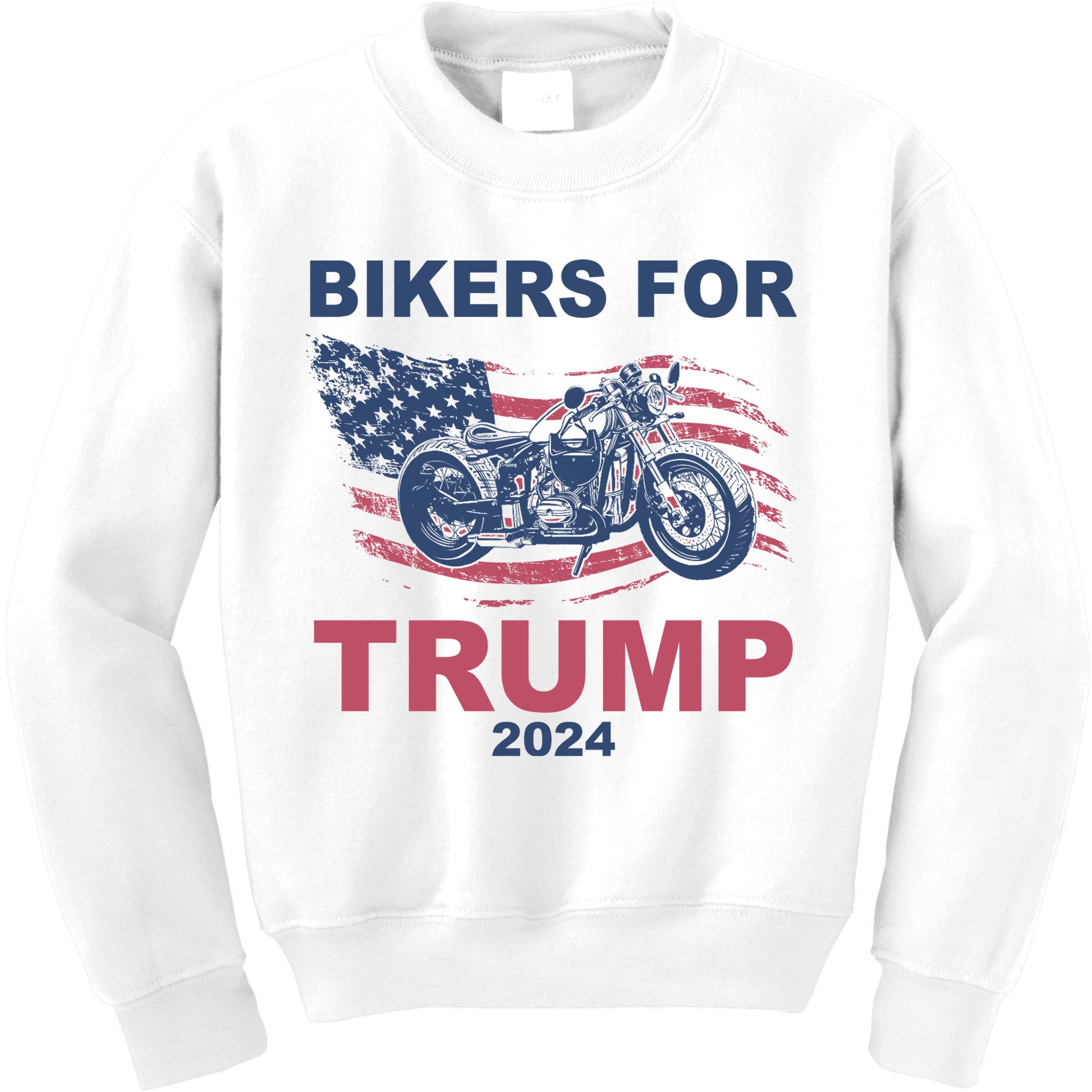 Bikers For Trump 2024 United States Kids Sweatshirt
