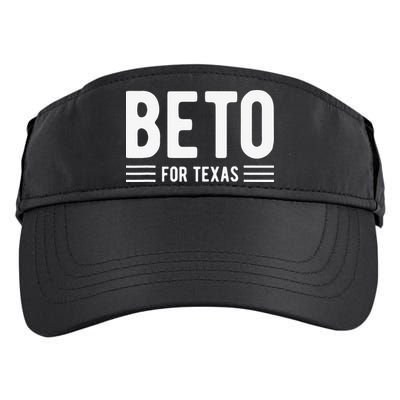 Beto For Texas Beto O'Rourke For Governor Of Texas Adult Drive Performance Visor