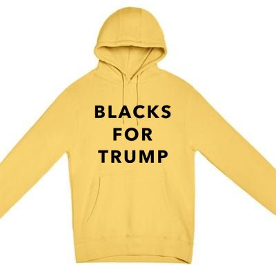 Blacks For Trump Premium Pullover Hoodie