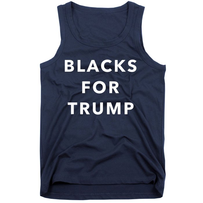 Blacks For Trump Tank Top