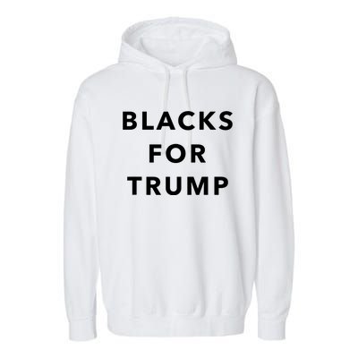 Blacks For Trump Garment-Dyed Fleece Hoodie