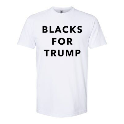 Blacks For Trump Softstyle CVC T-Shirt