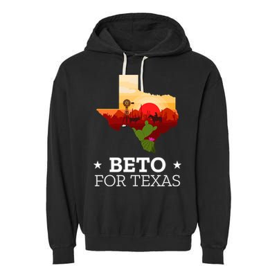 Beto For Texas Beto For Governor Garment-Dyed Fleece Hoodie