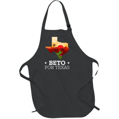 Beto For Texas Beto For Governor Full-Length Apron With Pockets