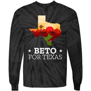 Beto For Texas Beto For Governor Tie-Dye Long Sleeve Shirt