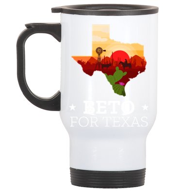 Beto For Texas Beto For Governor Stainless Steel Travel Mug