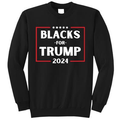 Blacks For Trump 2024 Donald Trump 2024 Sweatshirt