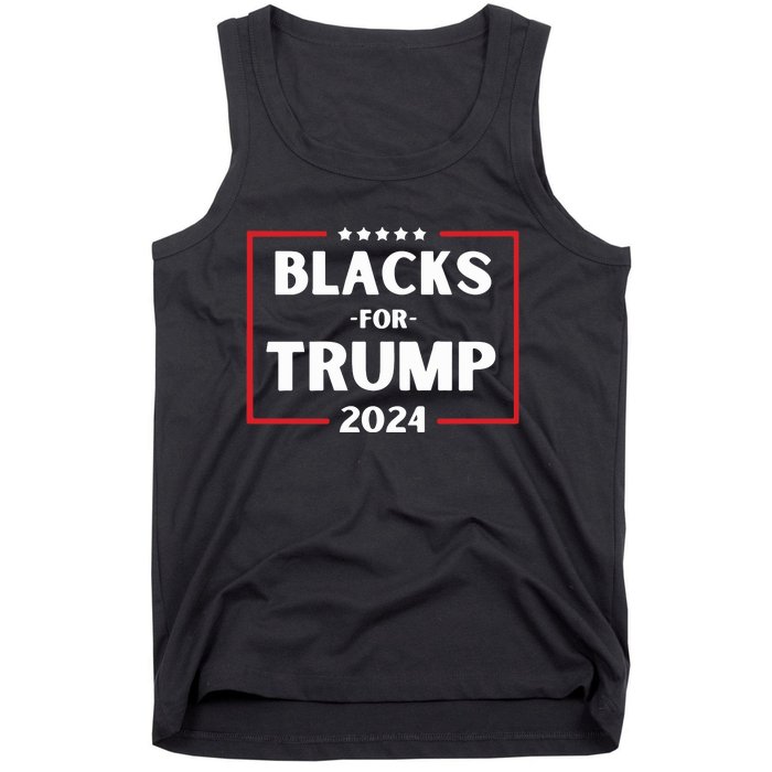 Blacks For Trump 2024 Donald Trump 2024 Tank Top